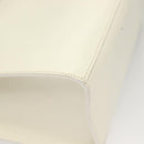 Salvatore Ferragamo Hand Bag Patent leather White Gold Auth BA4344-14