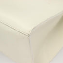 Salvatore Ferragamo Hand Bag Patent leather White Gold Auth BA4344-17