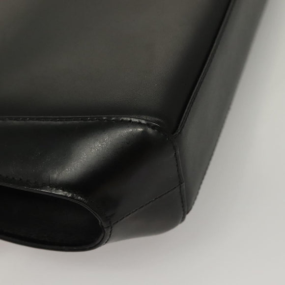 VALENTINO Shoulder Bag Leather Black Auth BA4347