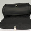 VALENTINO Shoulder Bag Leather Black Auth BA4347-10