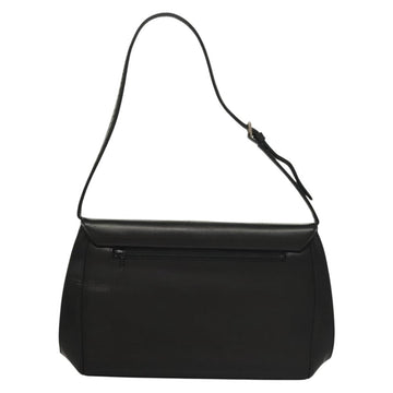 VALENTINO Shoulder Bag Leather Black Auth BA4347 - 0