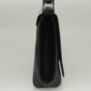 VALENTINO Shoulder Bag Leather Black Auth BA4347-4