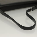 VALENTINO Shoulder Bag Leather Black Auth BA4347-7