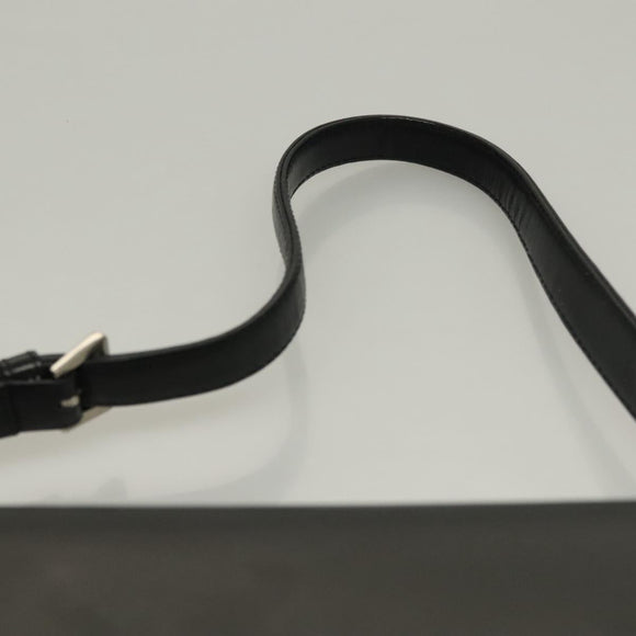 VALENTINO Shoulder Bag Leather Black Auth BA4347