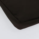 Salvatore Ferragamo Shoulder Bag Nylon Brown Silver Auth BA4348-12