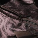 Salvatore Ferragamo Shoulder Bag Nylon Brown Silver Auth BA4348-18