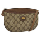 GUCCI GG Supreme Shoulder Bag PVC Beige Gold 904 02 020 Auth BA4350-1