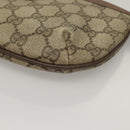 GUCCI GG Supreme Shoulder Bag PVC Beige Gold 904 02 020 Auth BA4350-11