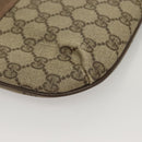 GUCCI GG Supreme Shoulder Bag PVC Beige Gold 904 02 020 Auth BA4350-12