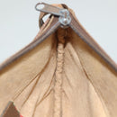 GUCCI GG Supreme Shoulder Bag PVC Beige Gold 904 02 020 Auth BA4350-18