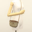 GUCCI GG Supreme Shoulder Bag PVC Beige Gold 904 02 020 Auth BA4350-21