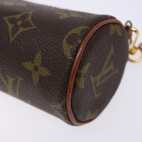 LOUIS VUITTON Monogram Papillon Pouch LV Auth BA4353
