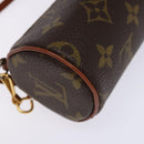 LOUIS VUITTON Monogram Papillon Pouch LV Auth BA4353-9