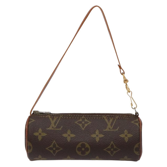 LOUIS VUITTON Monogram Papillon Pouch LV Auth BA4353