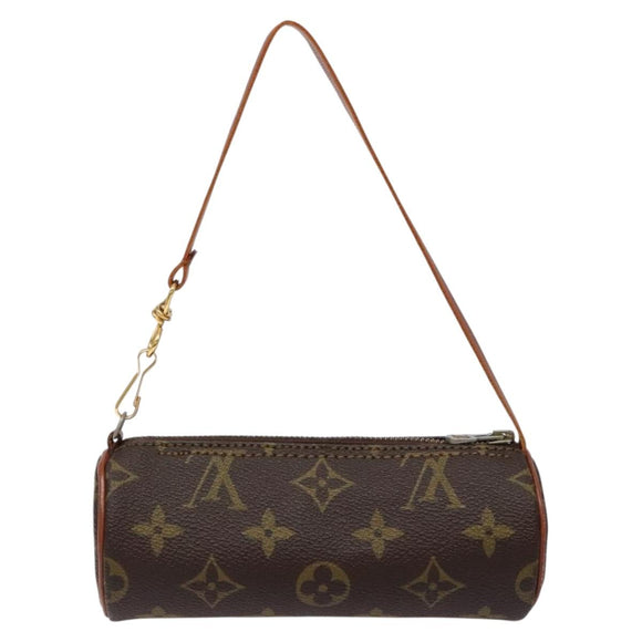 LOUIS VUITTON Monogram Papillon Pouch LV Auth BA4353