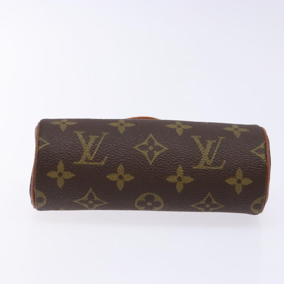 LOUIS VUITTON Monogram Papillon Pouch LV Auth BA4353
