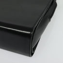 Christian Dior Shoulder Bag Leather Black Gold Auth BA4359-15