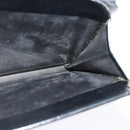 Christian Dior Shoulder Bag Leather Black Gold Auth BA4359-18