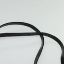 Christian Dior Shoulder Bag Leather Black Gold Auth BA4359-14