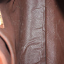 Burberrys Nova Check Shoulder Bag PVC Beige Gold Auth BA4360-15