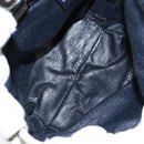 LOEWE Anagram Shoulder Bag Leather White Gold Auth BA4363-12