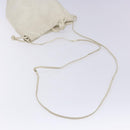 LOEWE Anagram Shoulder Bag Leather White Gold Auth BA4363-7