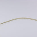 LOEWE Anagram Shoulder Bag Leather White Gold Auth BA4363-14