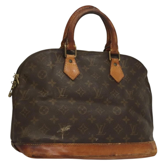 LOUIS VUITTON Monogram Alma Hand Bag M51130 LV Auth BA4365