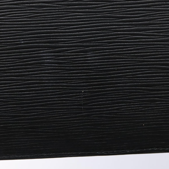 LOUIS VUITTON Epi Neverfull MM Pouch Black LV Auth BA4375