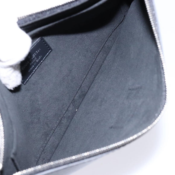 LOUIS VUITTON Epi Neverfull MM Pouch Black LV Auth BA4375