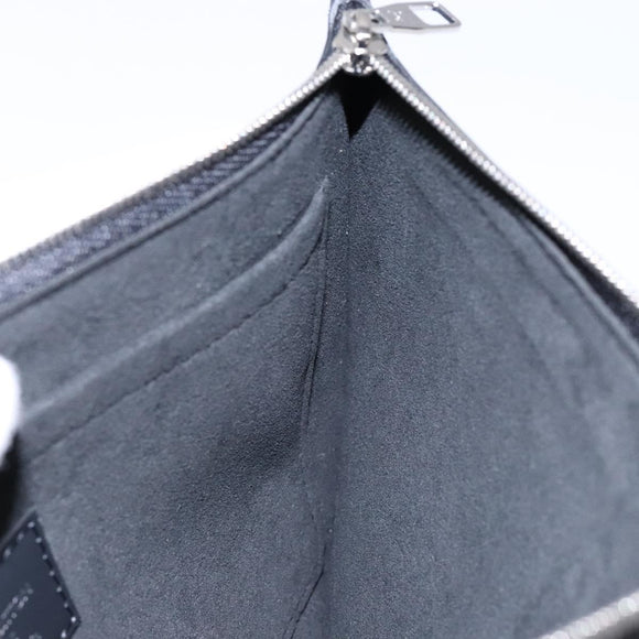 LOUIS VUITTON Epi Neverfull MM Pouch Black LV Auth BA4375