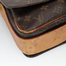 LOUIS VUITTON Monogram Cartouchiere GM Shoulder Bag M51252 LV Auth BA4376-15