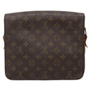 LOUIS VUITTON Monogram Cartouchiere GM Shoulder Bag M51252 LV Auth BA4376-2