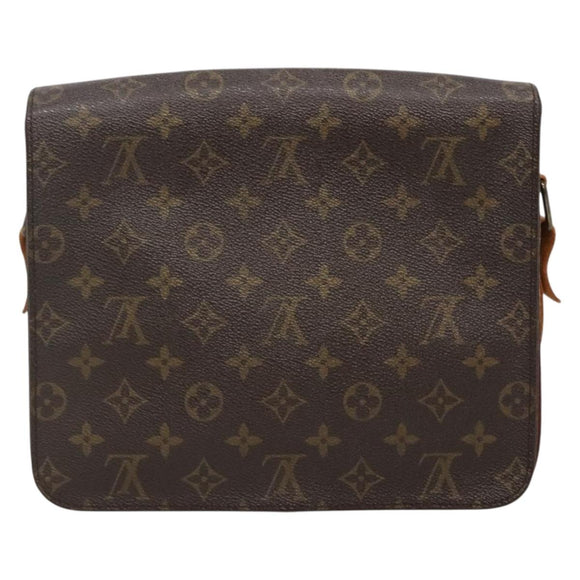 LOUIS VUITTON Monogram Cartouchiere GM Shoulder Bag M51252 LV Auth BA4376