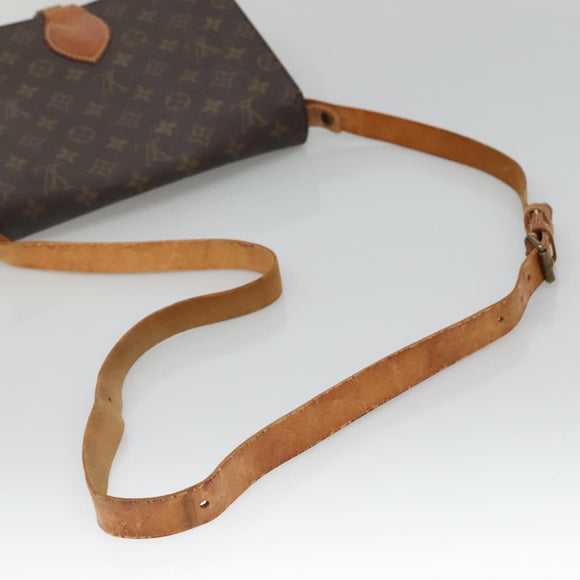 LOUIS VUITTON Monogram Cartouchiere GM Shoulder Bag M51252 LV Auth BA4376