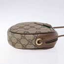 GUCCI GG Supreme Web Sherry Line Bag PVC Beige Gold 007 58 6112 Auth BA4386-3