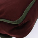 LOEWE Shoulder Bag Canvas Red Gold Auth BA4392-8