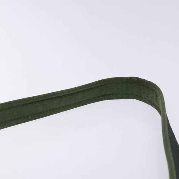 LOEWE Shoulder Bag Canvas Red Gold Auth BA4392