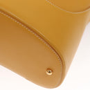 LOEWE Shoulder Bag Leather Yellow Gold Auth BA4393-15