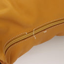 LOEWE Shoulder Bag Leather Yellow Gold Auth BA4393-7