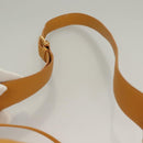 LOEWE Shoulder Bag Leather Yellow Gold Auth BA4393-14