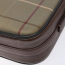 Burberrys Nova Check Shoulder Bag Canvas Khaki Gold Auth BA4398-16