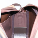 Burberrys Nova Check Shoulder Bag Canvas Khaki Gold Auth BA4398-18