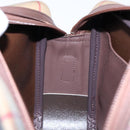 Burberrys Nova Check Shoulder Bag Canvas Khaki Gold Auth BA4398-19