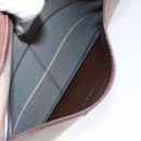 Burberrys Nova Check Shoulder Bag Canvas Khaki Gold Auth BA4398-12