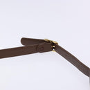 Burberrys Nova Check Shoulder Bag Canvas Khaki Gold Auth BA4398-8