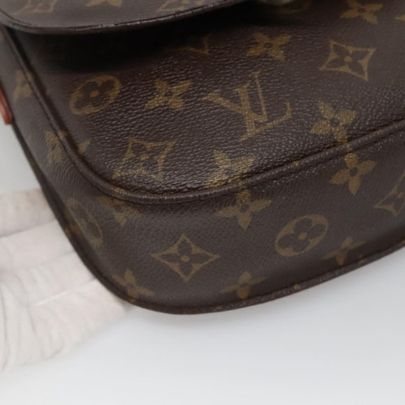LOUIS VUITTON Monogram Saint Cloud MM Shoulder Bag M51243 LV Auth BA4400