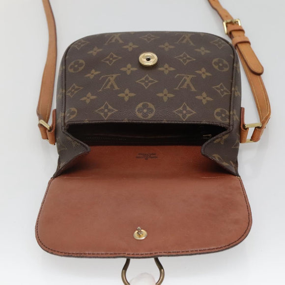 LOUIS VUITTON Monogram Saint Cloud MM Shoulder Bag M51243 LV Auth BA4400