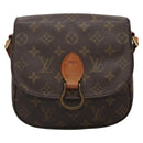 LOUIS VUITTON Monogram Saint Cloud MM Shoulder Bag M51243 LV Auth BA4400-13
