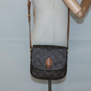 LOUIS VUITTON Monogram Saint Cloud MM Shoulder Bag M51243 LV Auth BA4400-25